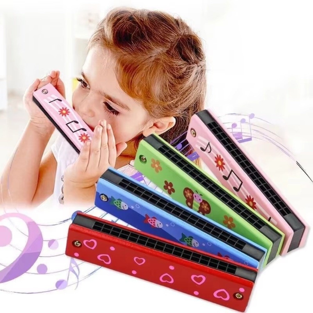 New 16 Holes Wooden Harmonica  - Musical Instrument Melodica recensione e prezzo