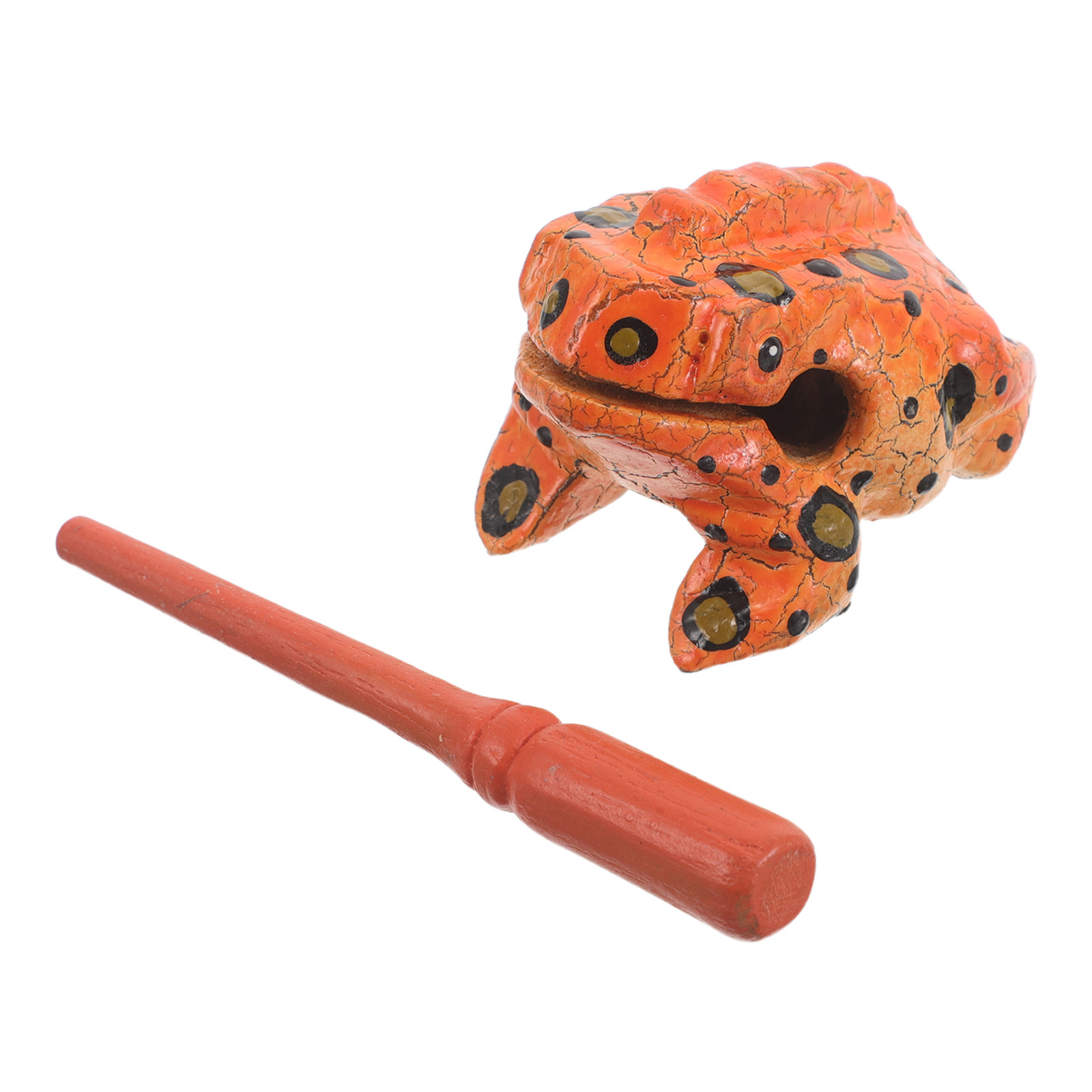 1Set Wooden Frog Guiro Percuss - Guiro Scraper Instrument recensione e prezzo