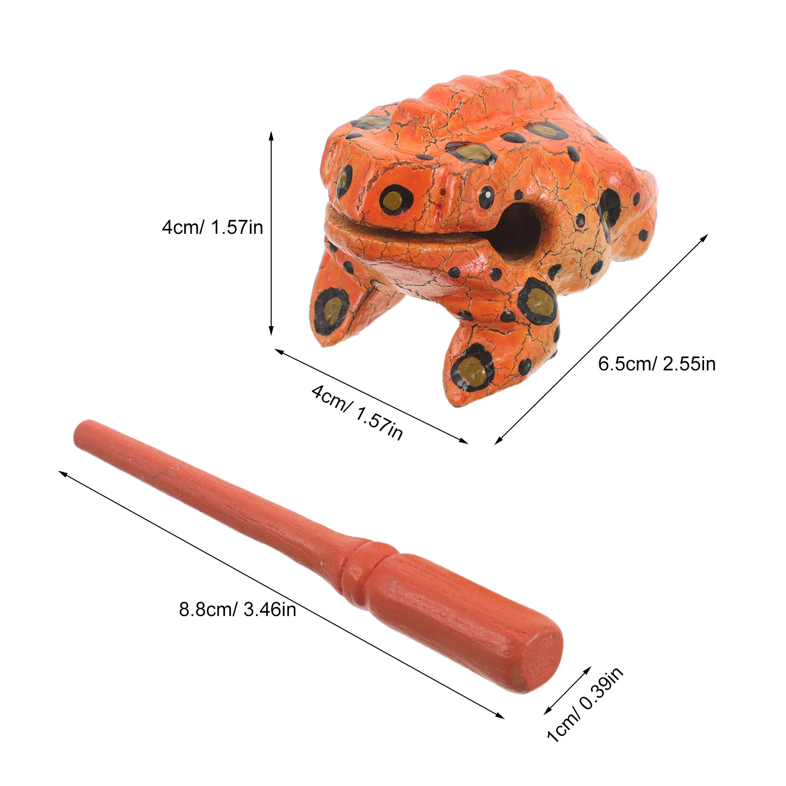 1Set Wooden Frog Guiro Percuss - Guiro Scraper Instrument recensione e prezzo