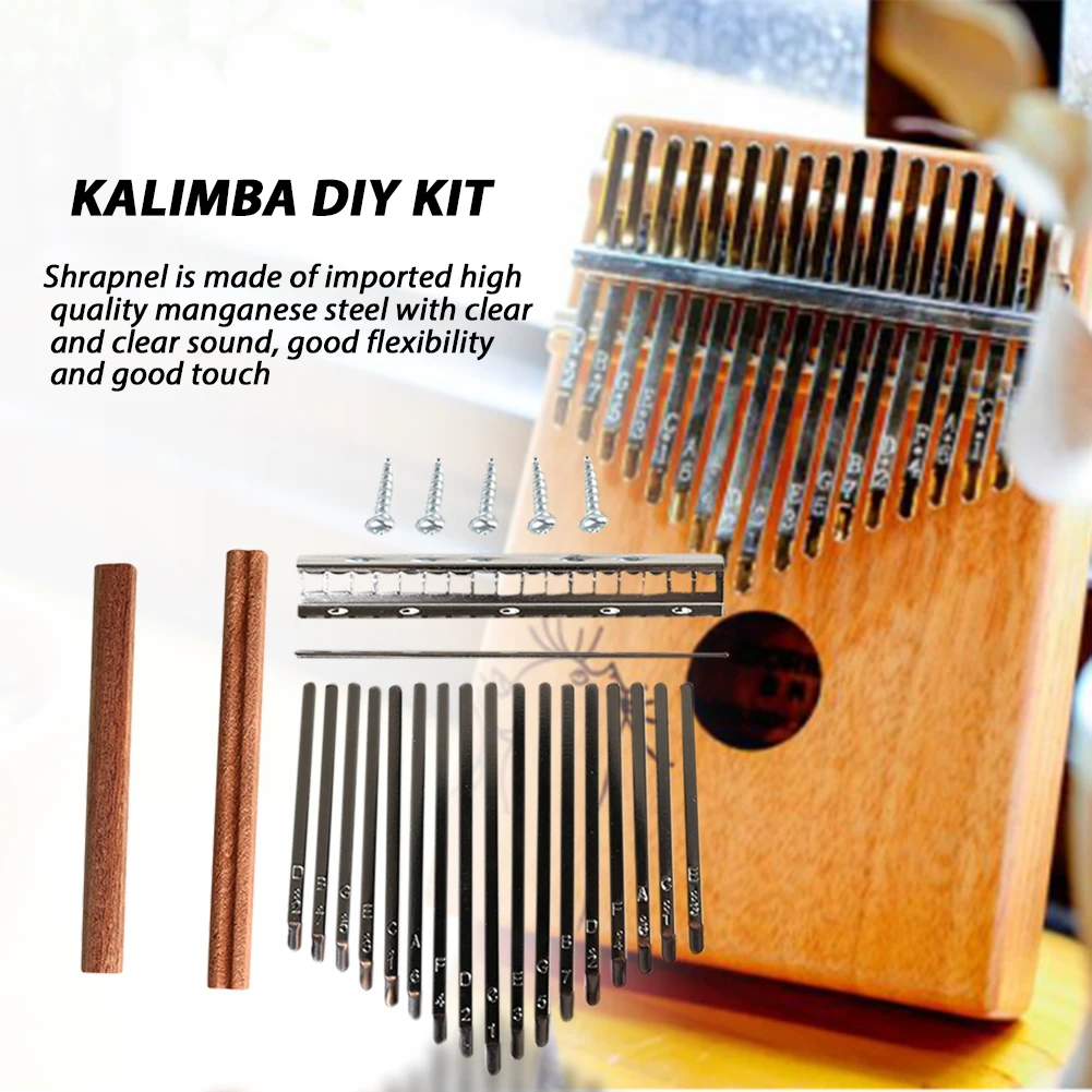 DIY 17 Tone Kalimba Keys Tines - A Musical Instrument With Keys recensione e prezzo