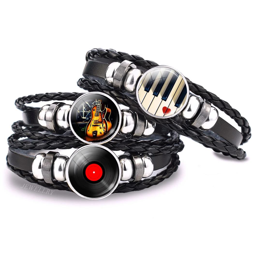 Music Notes Bracelet Vintage V - Musical Instrument Glass recensione e prezzo