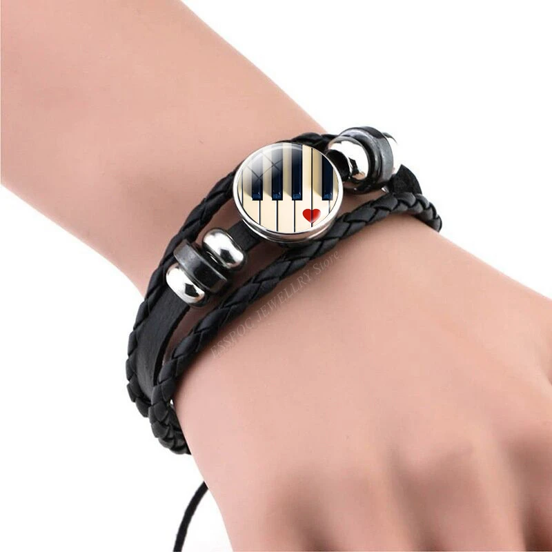 Music Notes Bracelet Vintage V - Musical Instrument Glass recensione e prezzo