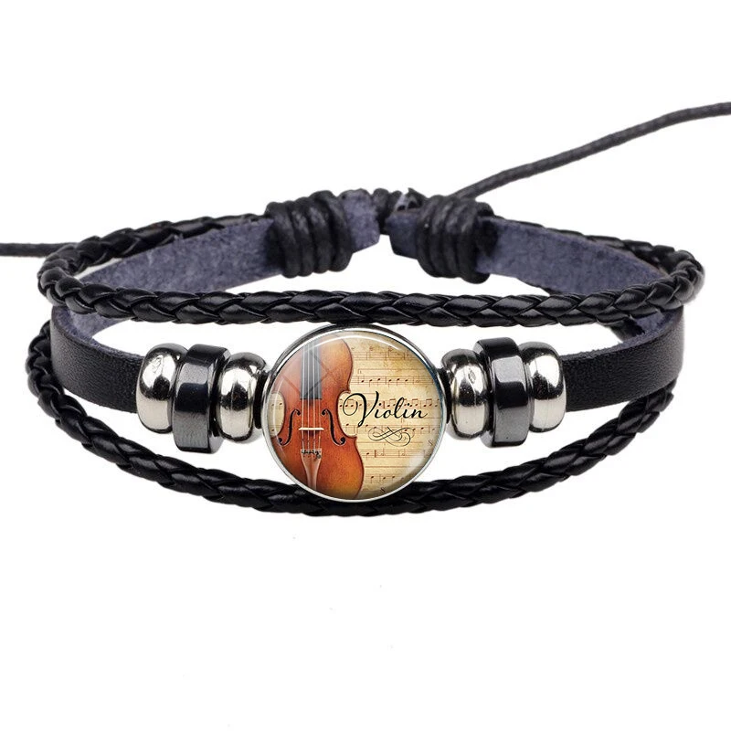 Music Notes Bracelet Vintage V - Musical Instrument Glass recensione e prezzo