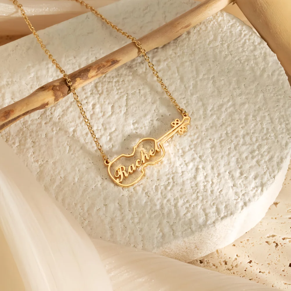Personalized Violin Necklace C - Musical Instrument Name recensione e prezzo