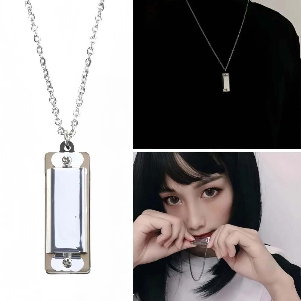 Mini Harmonica Necklace Men an - Musical Instrument You Blow Into recensione e prezzo