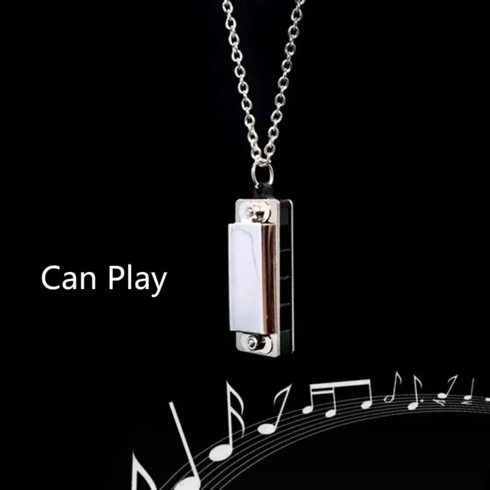 Mini Harmonica Necklace Men an - Musical Instrument You Blow Into recensione e prezzo