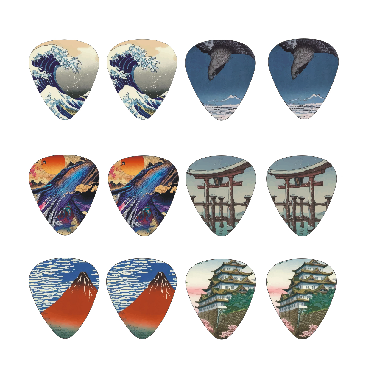 New 12pcs/set  Guitar Picks -  - Musical Instrument Fagot recensione e prezzo