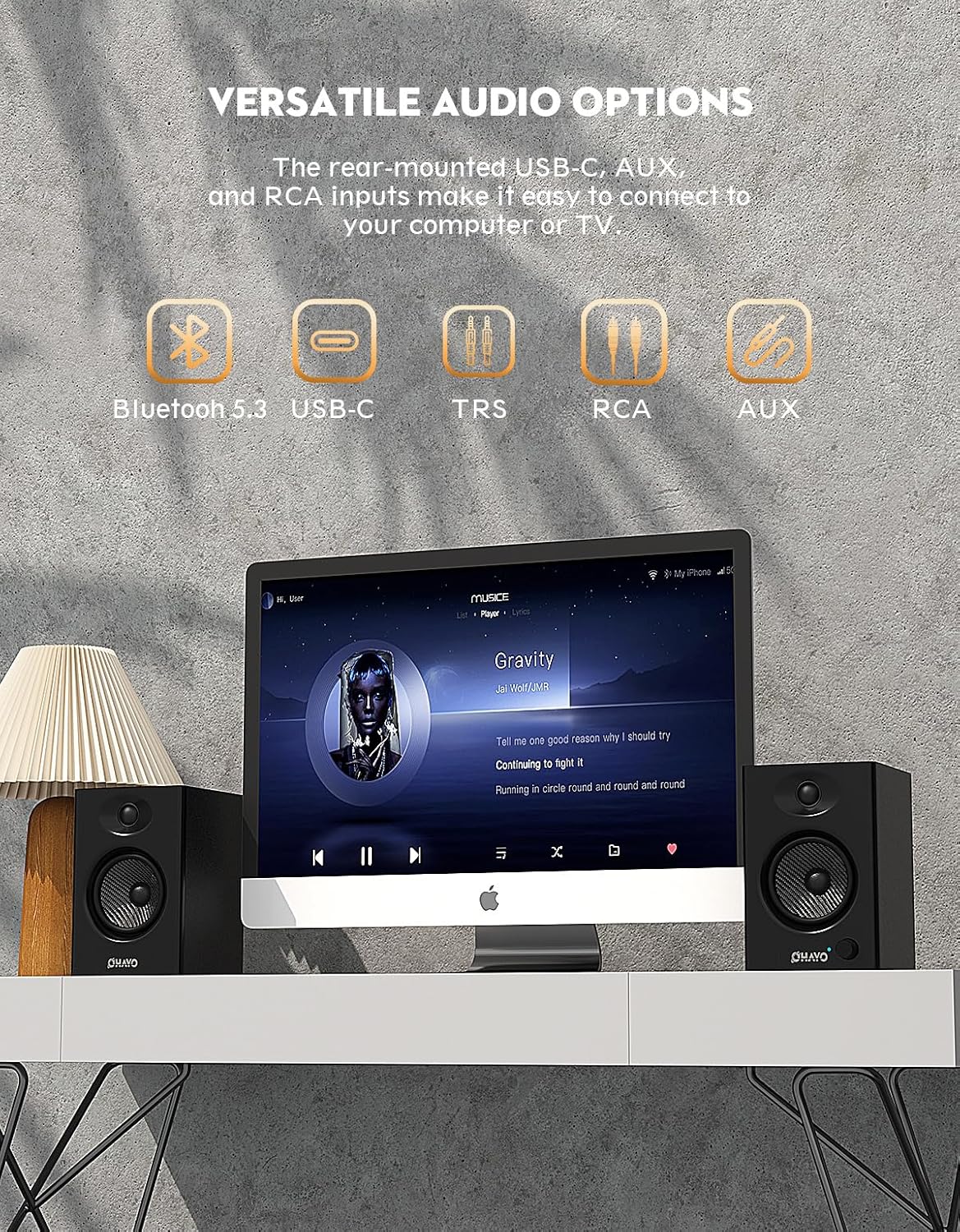 OHAYO 60W Computer Speakers fo - Musical Instrument Vector recensione e prezzo