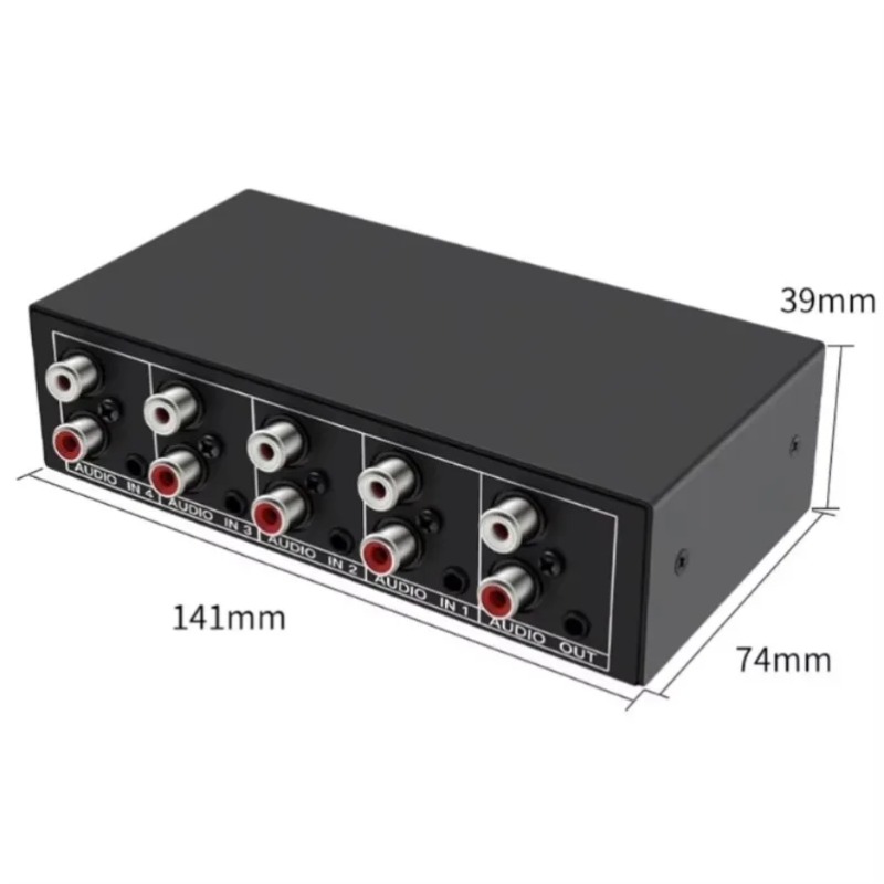 4-Way 3.5mm Audio Input Select - Musical Instrument Vector recensione e prezzo