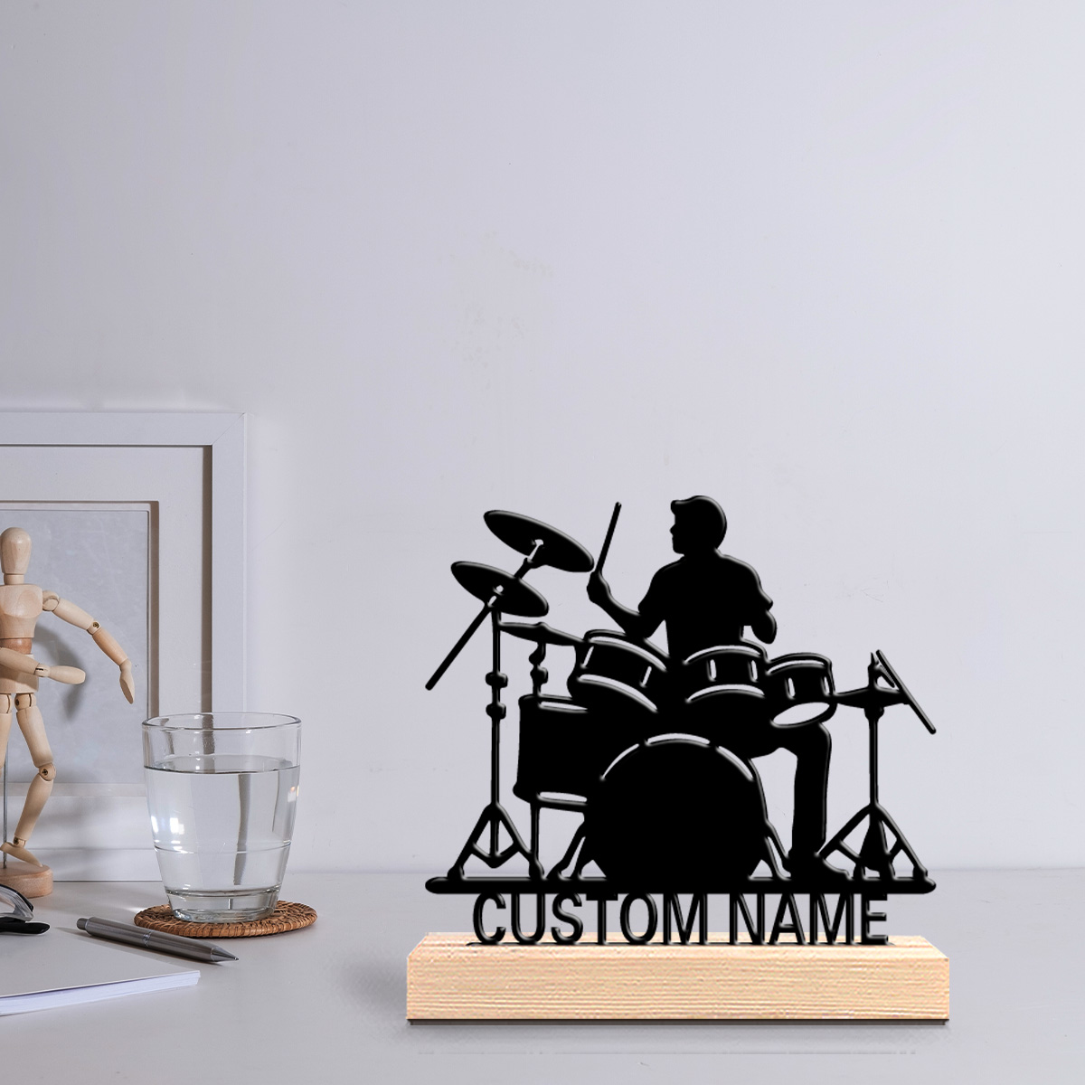 1pc  Custom name Beat A Drum M - Musical Instrument Name recensione e prezzo