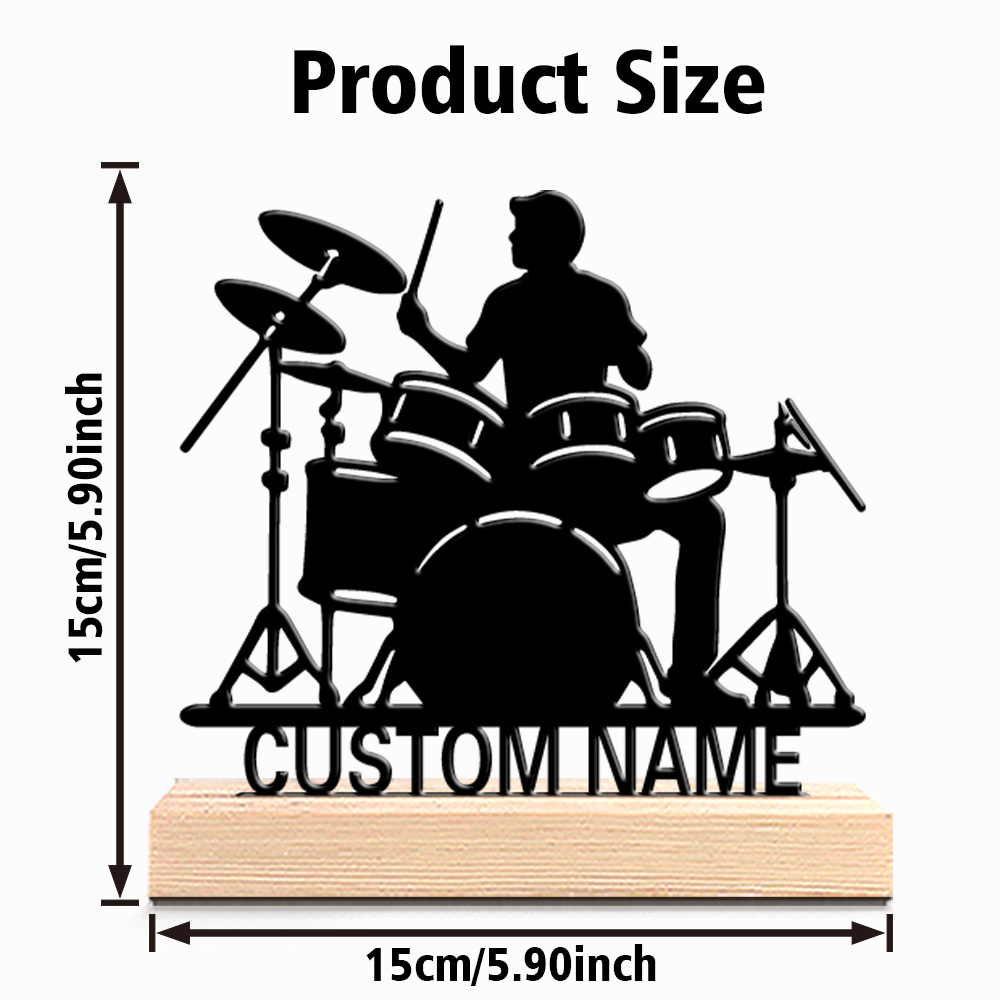 1pc  Custom name Beat A Drum M - Musical Instrument Name recensione e prezzo