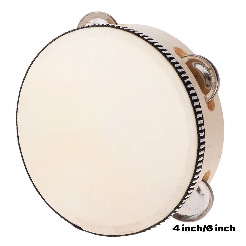 4/6inch Hand Held Wooden Tambo - Musical Instrument Project recensione e prezzo