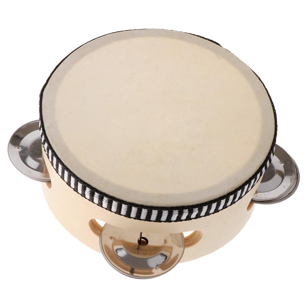 4/6inch Hand Held Wooden Tambo - Musical Instrument Project recensione e prezzo