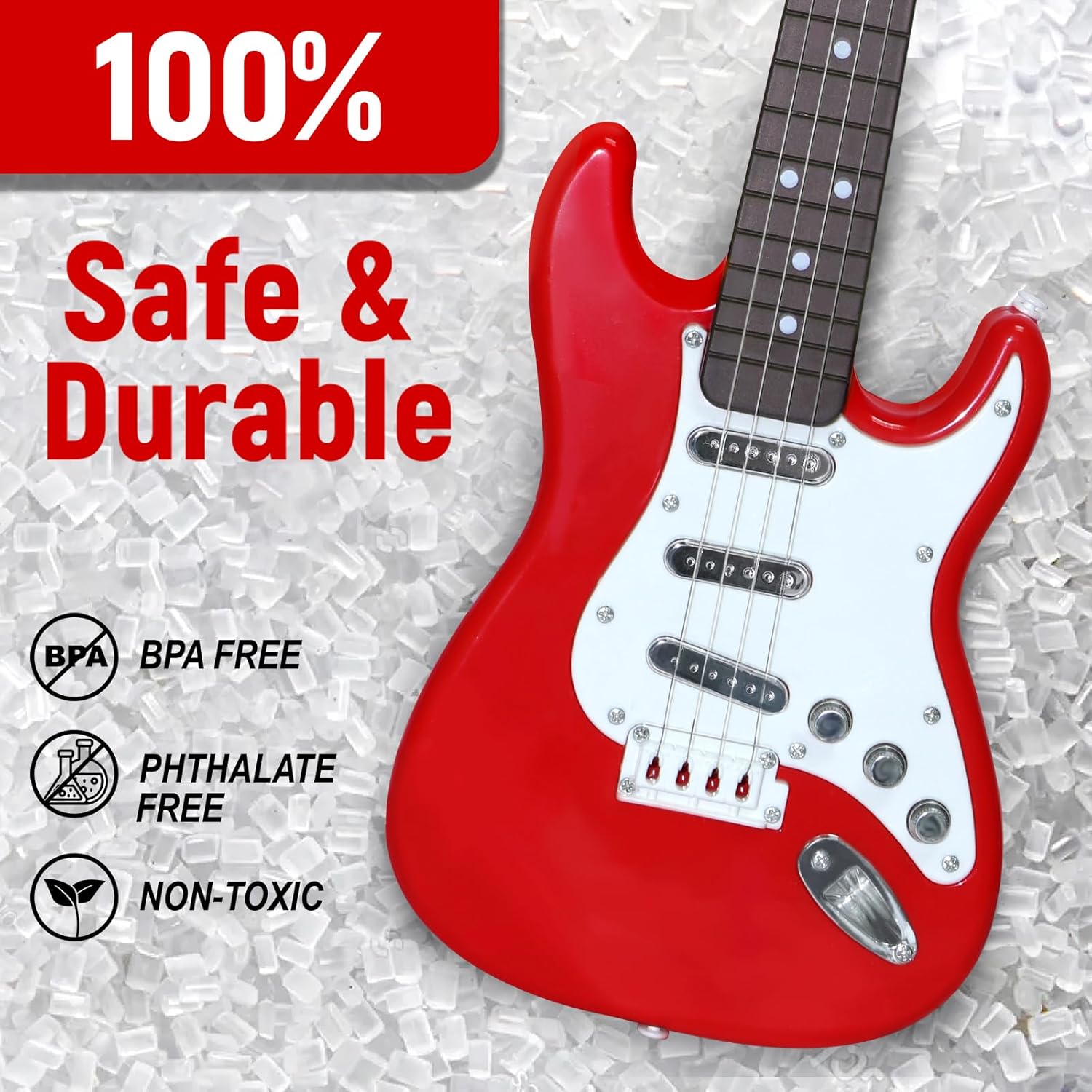 Kids Electric Guitar Toy - 4-S - Musical Instrument Project recensione e prezzo