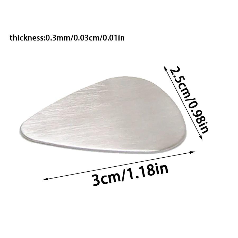 15pcs Mental Guitar Picks, 0.3 - Musical Instrument Fagot recensione e prezzo