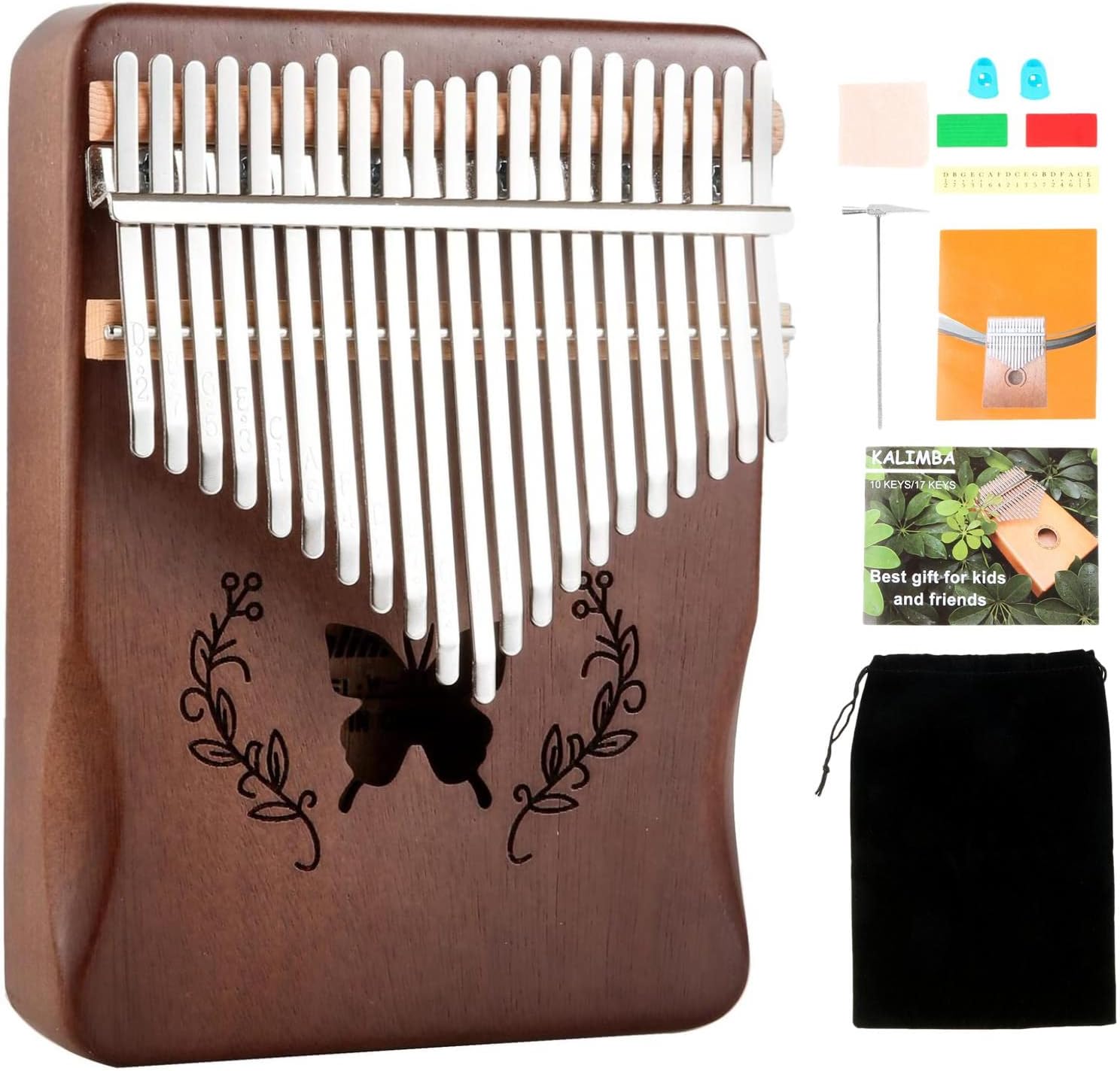 Kalimba 21 Keys Thumb Piano, N - A Musical Instrument With Keys recensione e prezzo