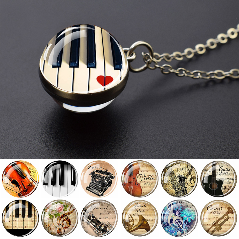 Musical Instrument Necklaces P - Musical Instrument Glass recensione e prezzo