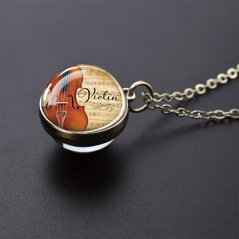 Musical Instrument Necklaces P - Musical Instrument Glass recensione e prezzo