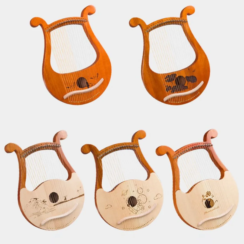 High Quality 19 String Lyre Ha - Musical Instrument Lyre recensione e prezzo
