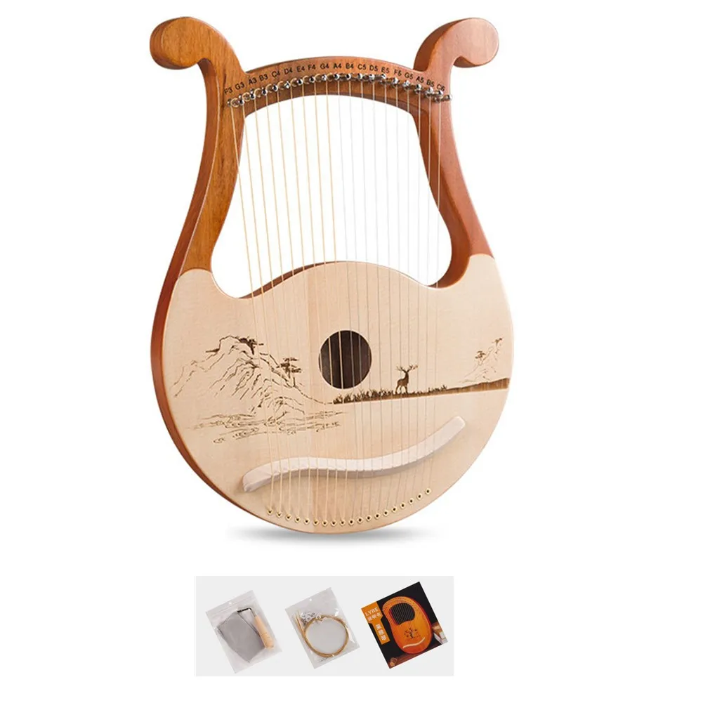High Quality 19 String Lyre Ha - Musical Instrument Lyre recensione e prezzo