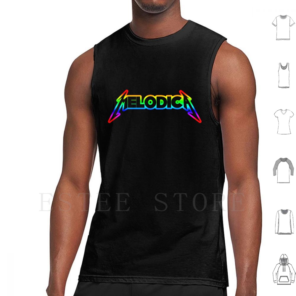 Rainbow Melodica Tank Tops Ves - Musical Instrument Melodica recensione e prezzo