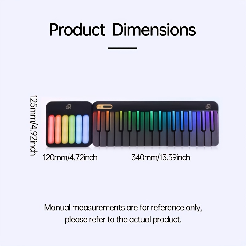 Stylish LED-Backlit PopuPiano  - Musical Instrument No Touch recensione e prezzo