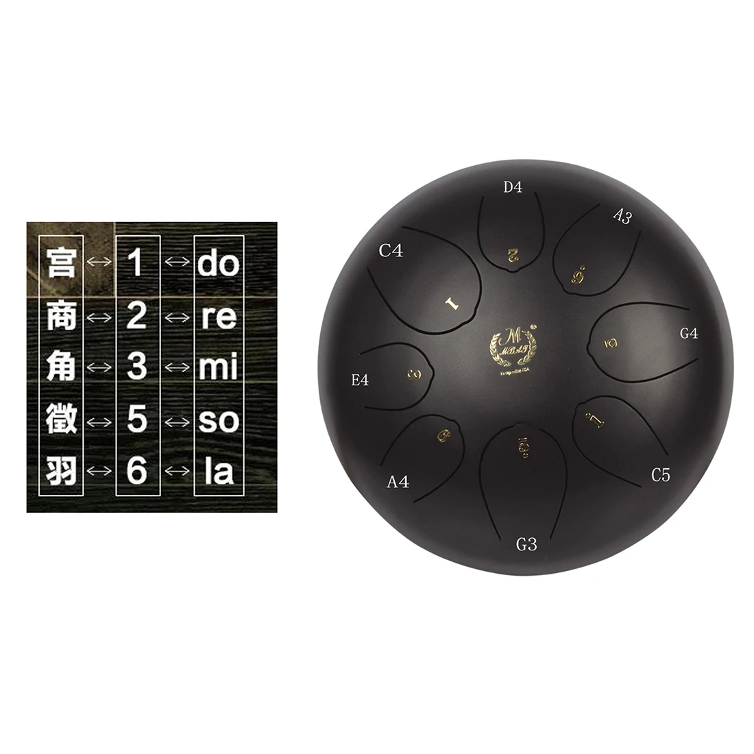 M MBAT 8-tone Steel Tongue Dru - Tongue Drum Steel recensione e prezzo